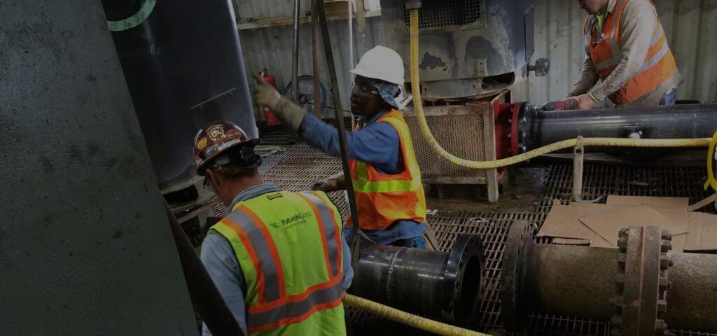 Piping Systems_Process-pump-spool-installation